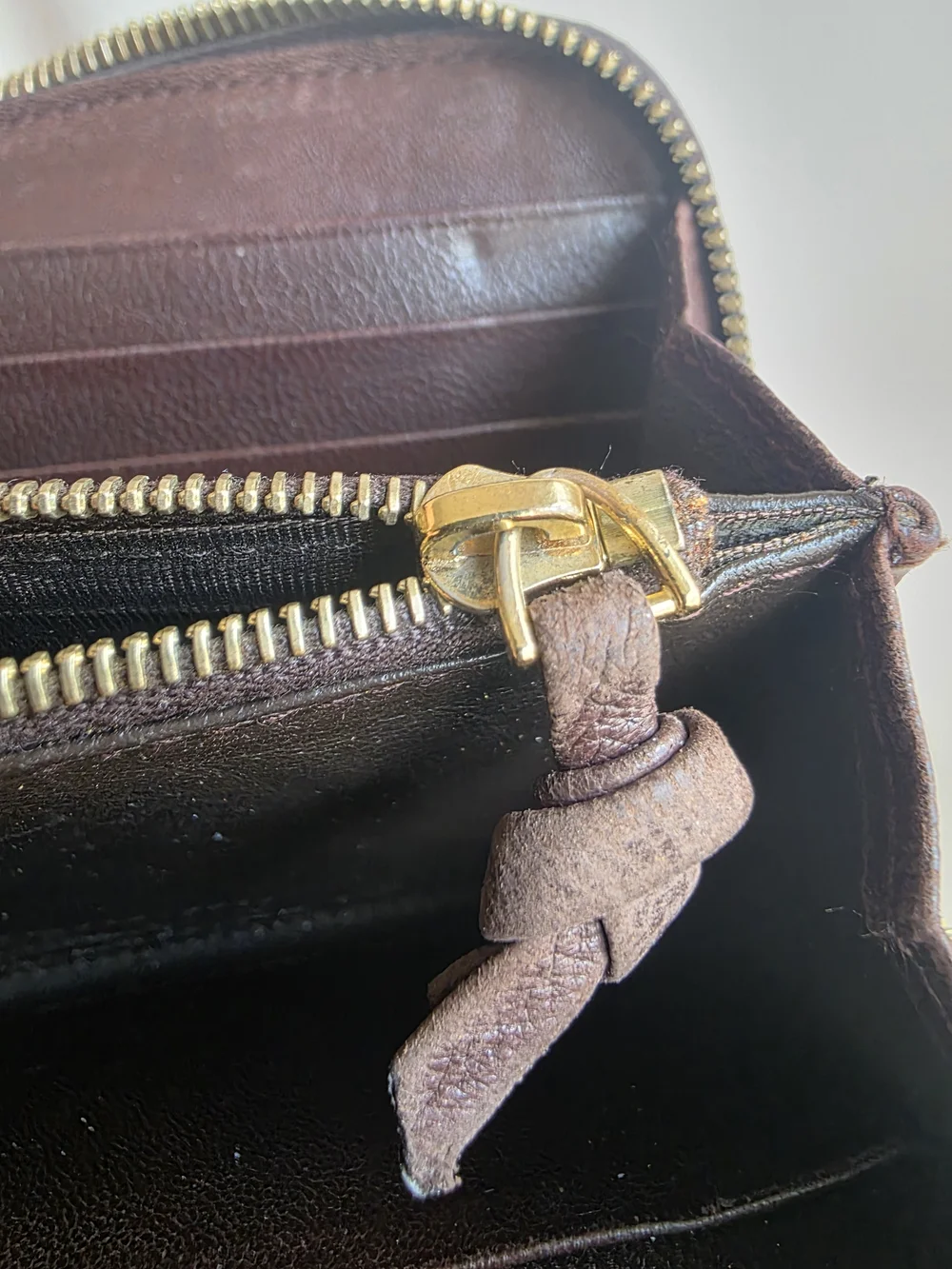 Bottega Veneta Brown Intrecciato Weave Large Zip Wallet - Good Condition!